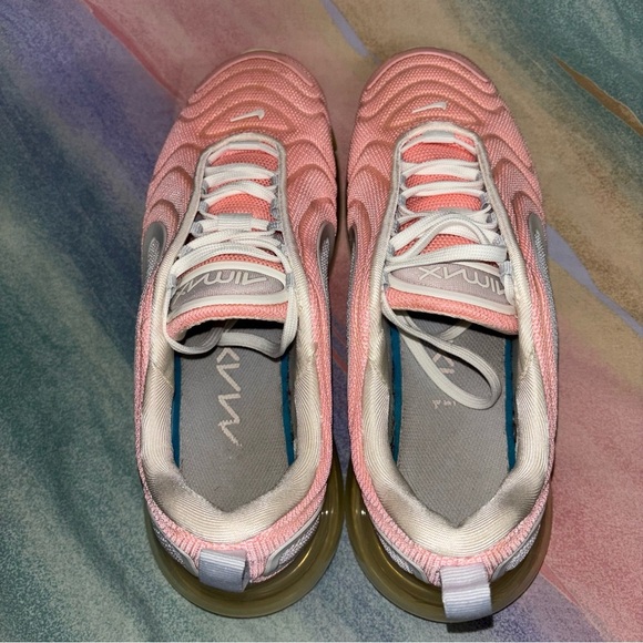 Nike Air Max 720 Women’s Bleached Coral Pink Shoes Sneakers Size 9 - Picture 7 of 9
